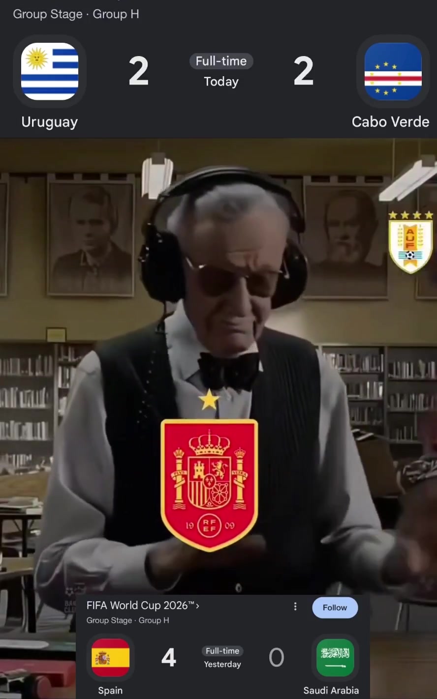 H组信号:沙特送西班牙一败,埃及三核虚设,佛得角成真黑马 H组信号:沙特送西班牙一败,埃及三核虚设,佛得角成真黑马